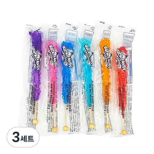 락캔디 6종 세트 랜덤발송, 132g, 3개
