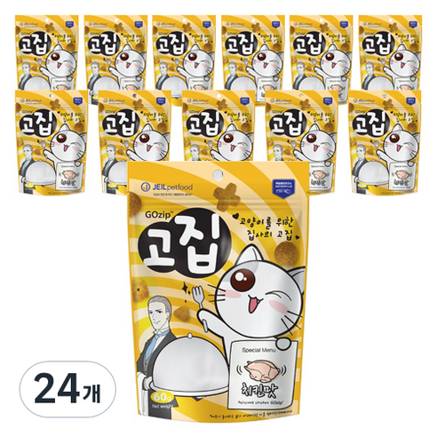 고집 고양이 간식 – 60g x 12개입 치킨맛