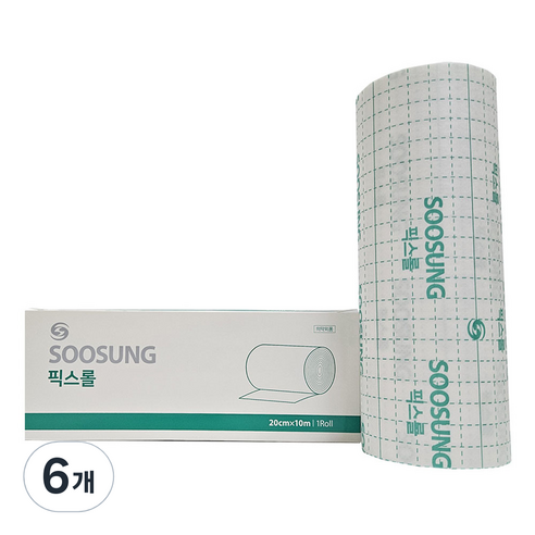 수성 픽스롤 20cm x 10m, 6개, 1개입