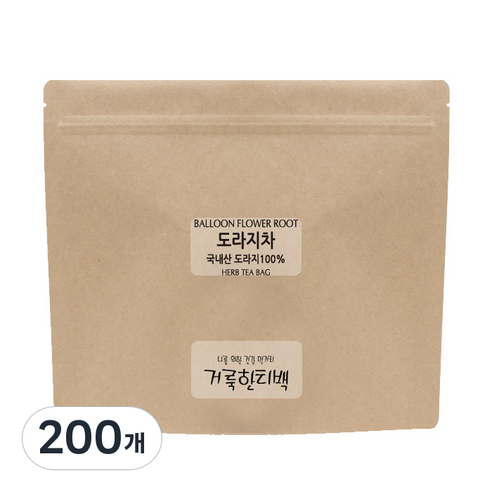 거룩한티백 도라지차 티백, 1g, 200개