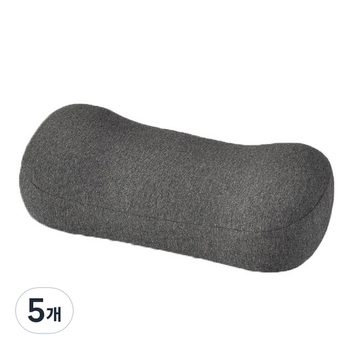 힙앤바디 메모리폼 낮잠 쿠션, 진그레이, 5개