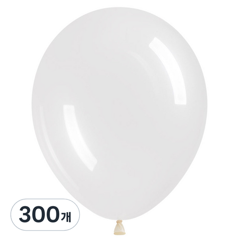 조이벌룬 풍선 13cm, 300 투명클리어, 300개