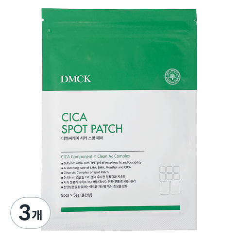 DMCK 시카 스팟 패치 혼합형, 3개