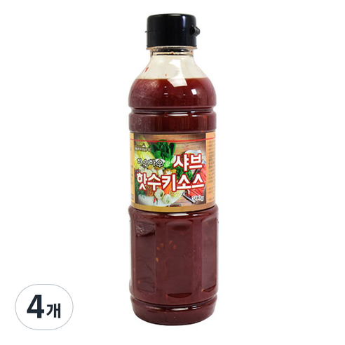 하우하우 샤브핫수끼소스, 500g, 4개