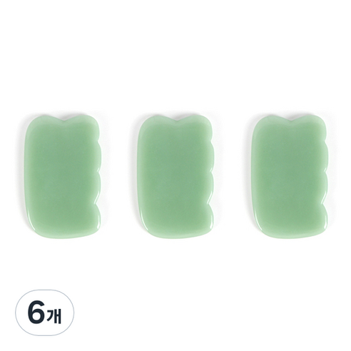 블럭마트 인도비취 괄사 3p, TYPE4, 6개