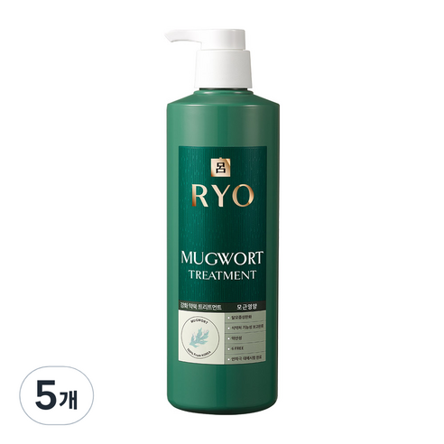 려 강화 약쑥 탈모 증상 완화 트리트먼트, 800ml, 5개
