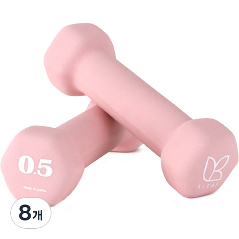 아리프 네오프렌 선인장 아령, 500g, 8개