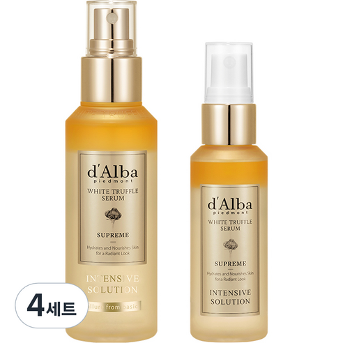 달바 화이트 트러플 수프림 인텐시브 세럼 100ml + 50ml 세트, 4세트