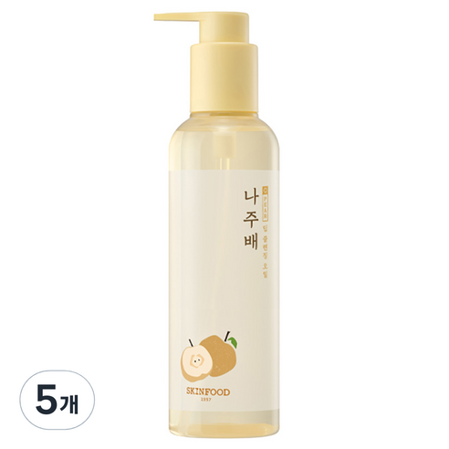 스킨푸드 나주배 딥 클렌징 오일, 200ml, 5개
