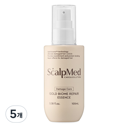 스칼프메드 골드바이옴 단백질 헤어 에센스, 100ml, 5개