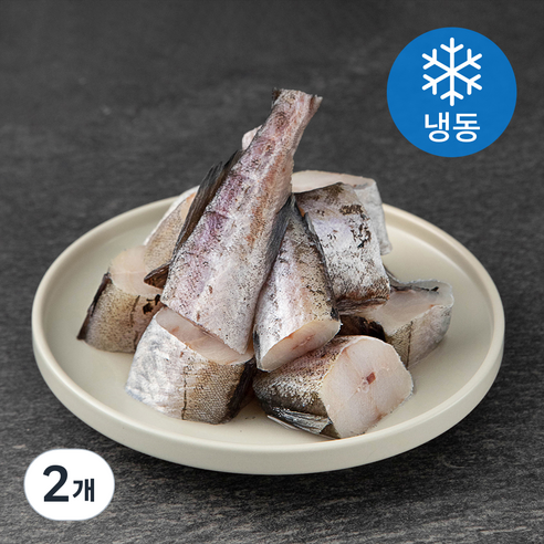 서풍앤쿡 러시아산 손질 동태 토막 (냉동), 1.5kg, 2개