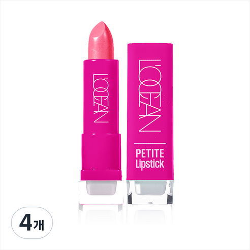 로쎄앙 쁘띠립스틱 3.7g, 12호 핑크 펄 시리어스, 4개