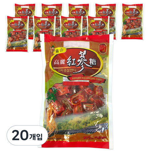 아이삼 고려홍삼캔디, 20개, 200g