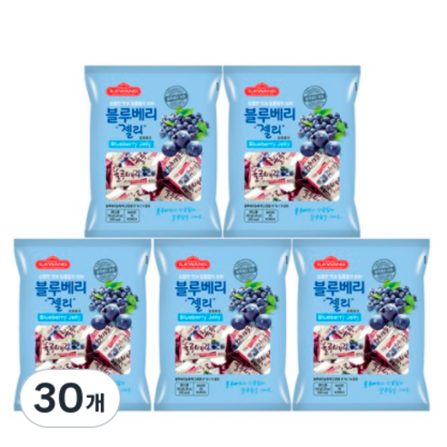 일광제과 블루베리 젤리, 150g, 30개