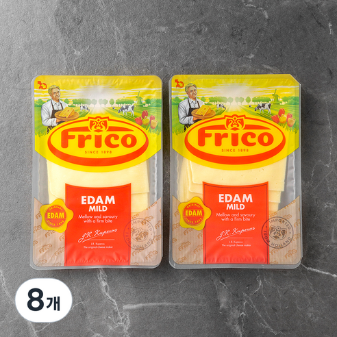 프리코 에담 슬라이스 치즈, 150g, 8개