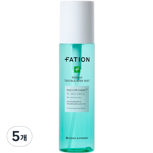 파티온 노스카나인 트러블 바디 미스트 쑥잎향, 145ml, 5개