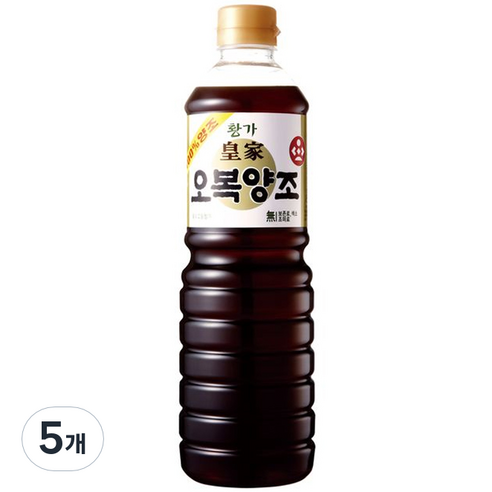 오복 황가 양조간장, 900ml, 5개