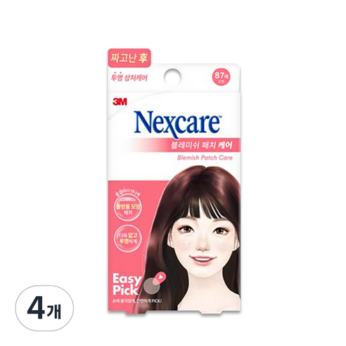 3M 넥스케어 블레미쉬 패치 케어, 87개입, 4개