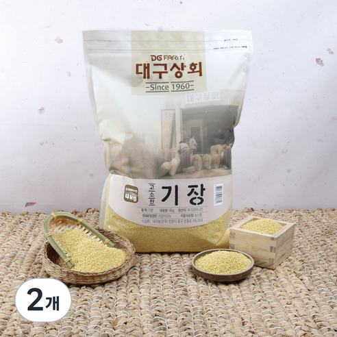 대구상회 고소한 찰기장, 4kg, 2개