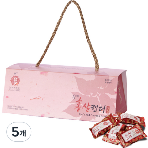 김정환홍삼 캔디, 5개, 200g