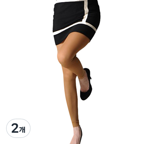 Rxtar 도고메디칼 248 발목 팬티형 압박스타킹 커피, 2개