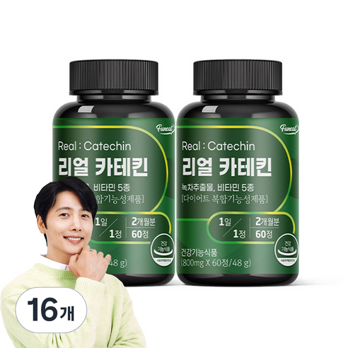 퍼니트 리얼 카테킨 800mg, 60정, 16개