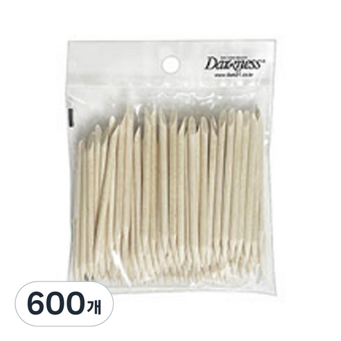 다크니스 네일 아트 나무 스틱, 600개