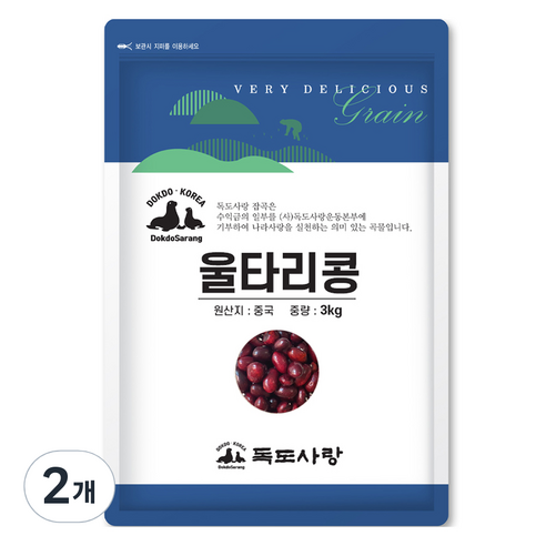 독도사랑 울타리콩, 3kg, 2개