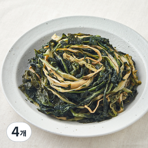 국내산 몸에 나물 데친 시래기, 1kg, 4개