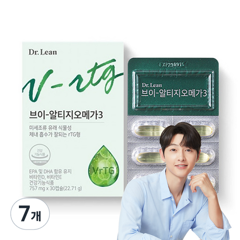 닥터린 브이 알티지 오메가3, 30정, 7개