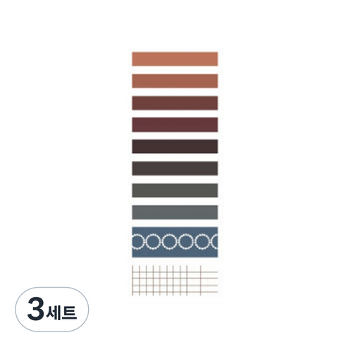온업 DIY 다이어리 꾸미기 테이프 세트 ST25, 타입2, 3세트