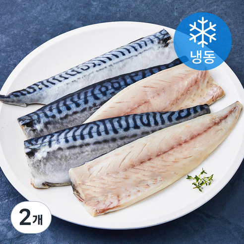 고등어청년 순살 고등어 필렛 (냉동), 2개, 1kg(쪽 당 130g 내외)