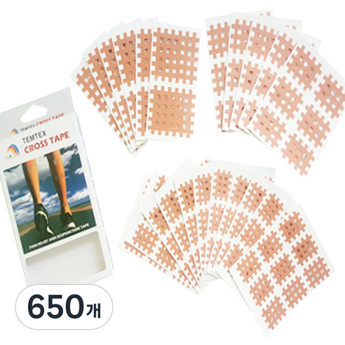 템텍스 격자 테이프 혼합형, 1개입, 650개