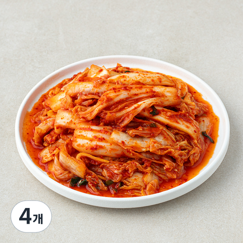 한울 겉절이 김치, 1kg, 4개