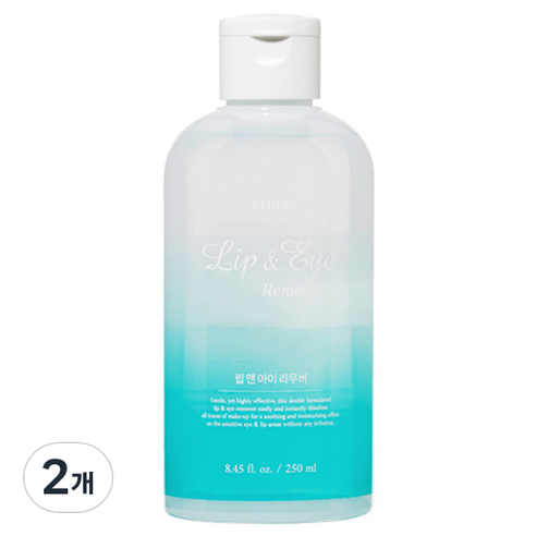 에뛰드하우스 립 앤 아이 리무버, 250ml, 2개