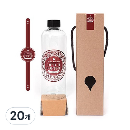 DT450 페트병 패키지 SET, 450ml, 20개, 페트병1개+1P박스1개+실링지1개+라벨1-1개+라벨2-1개+봉인라벨1개, 옵션 6