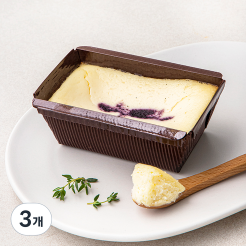 브로드카세 소프트 블루베리 치즈 케이크, 180g, 3개