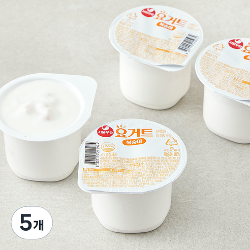 서울우유 요거트 복숭아 4개입, 340g, 5개