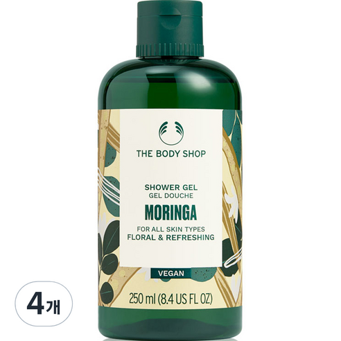 더바디샵 모링가 샤워 젤 바디워시, 250ml, 1개