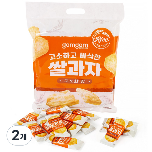 곰곰 쌀과자 고소한맛, 294g, 2개