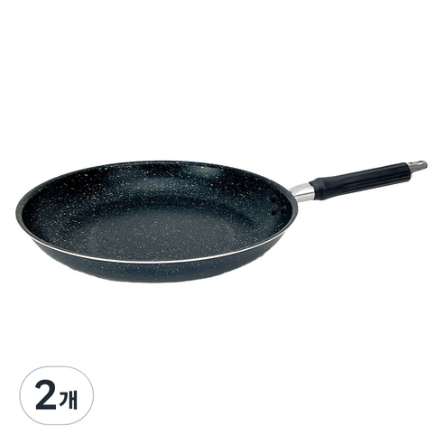 미르 인덕션 IH 마블코팅 후라이팬, 34cm, 2개
