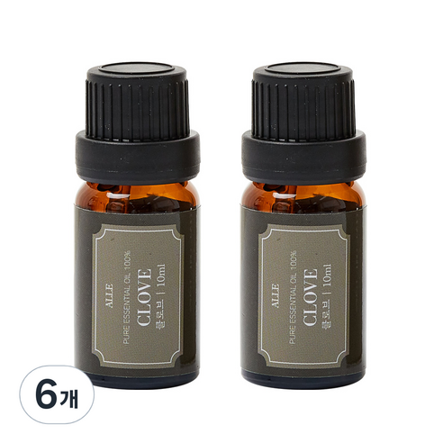 알레 비건 아로마 에센셜 오일 클로브, 10ml, 6개