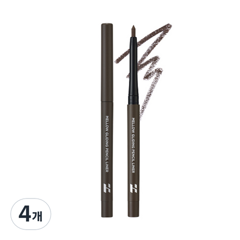 홀리카홀리카 멜로우 글라이딩 펜슬 라이너 0.3g, 01 그레이지, 4개
