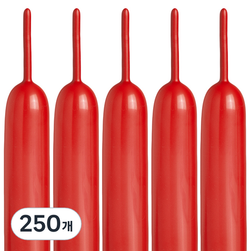 셈퍼텍스 요술풍선 260s, 레드, 250개