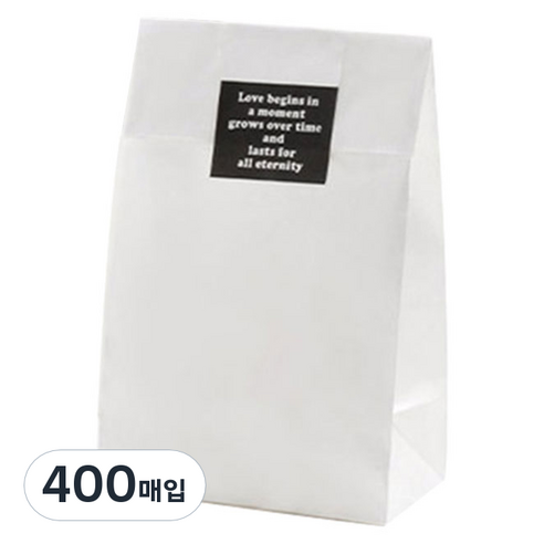 콤래드 종이봉투, 화이트 M, 400매입