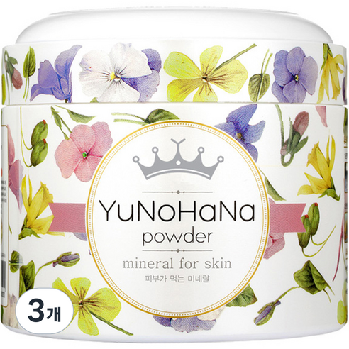 유노하나 입욕 파우더, 400g, 3개