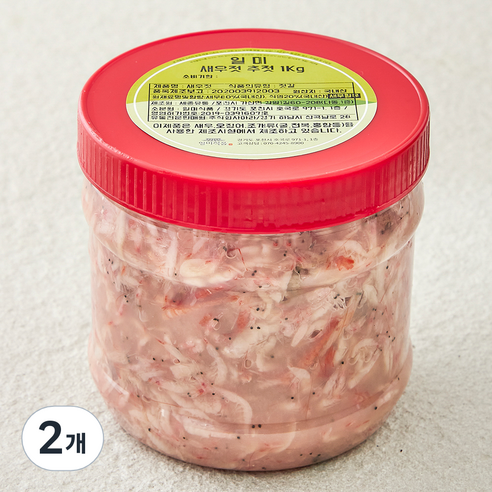 일미 새우젓 추젓, 1kg, 2개