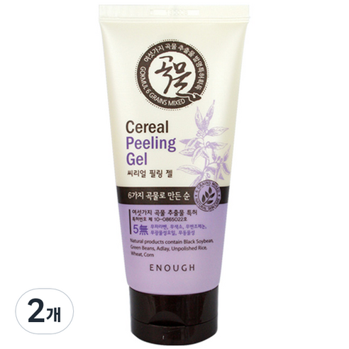 ENOUGH 6가지 곡물로 만든 순 필링젤, 150ml, 2개
