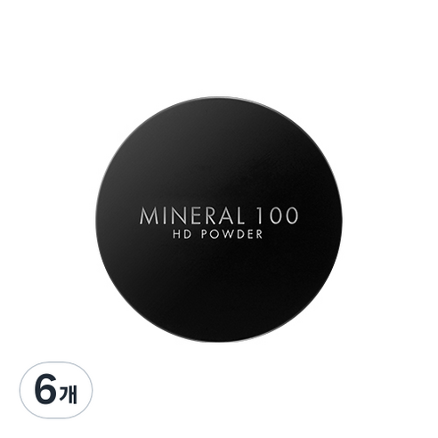 어퓨 미네랄 100 HD 파우더 5.5g, 화이트, 6개