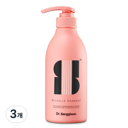 닥터방기원 모아젤샴푸 플로럴 머스크, 500ml, 3개